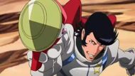 Space Dandy's protagonist as seen in the series (Image Source: Studio Bones)