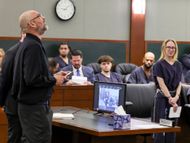 Victoria Goodwin Sentencing For Conspiring To Murder Husband Aaron Goodwin Of "Ghost Adventures" (Image via Getty)