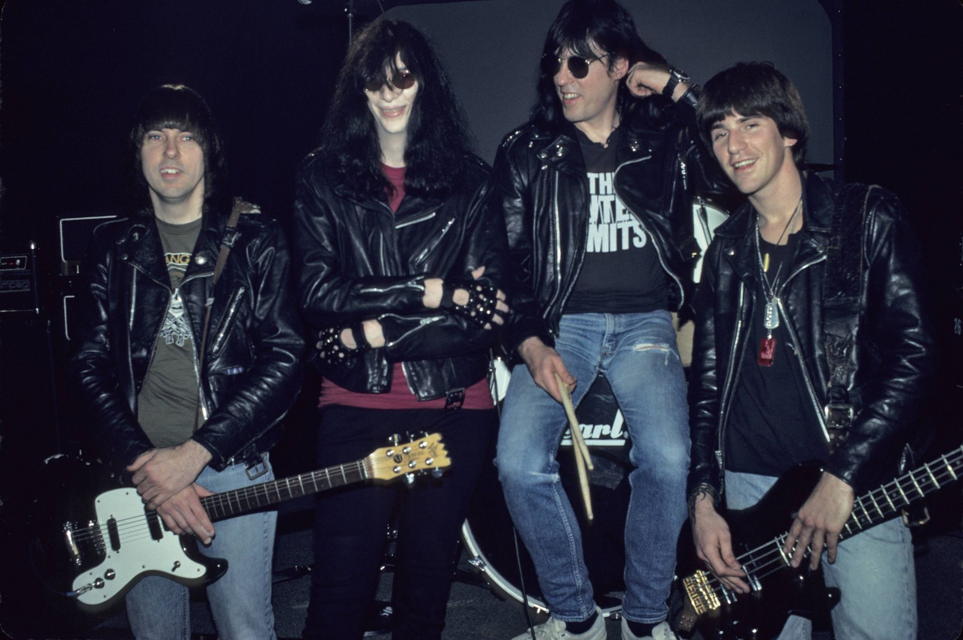 Photo of Joey RAMONE and RAMONES and Johnny RAMONE and C.J. RAMONE - Source: Getty