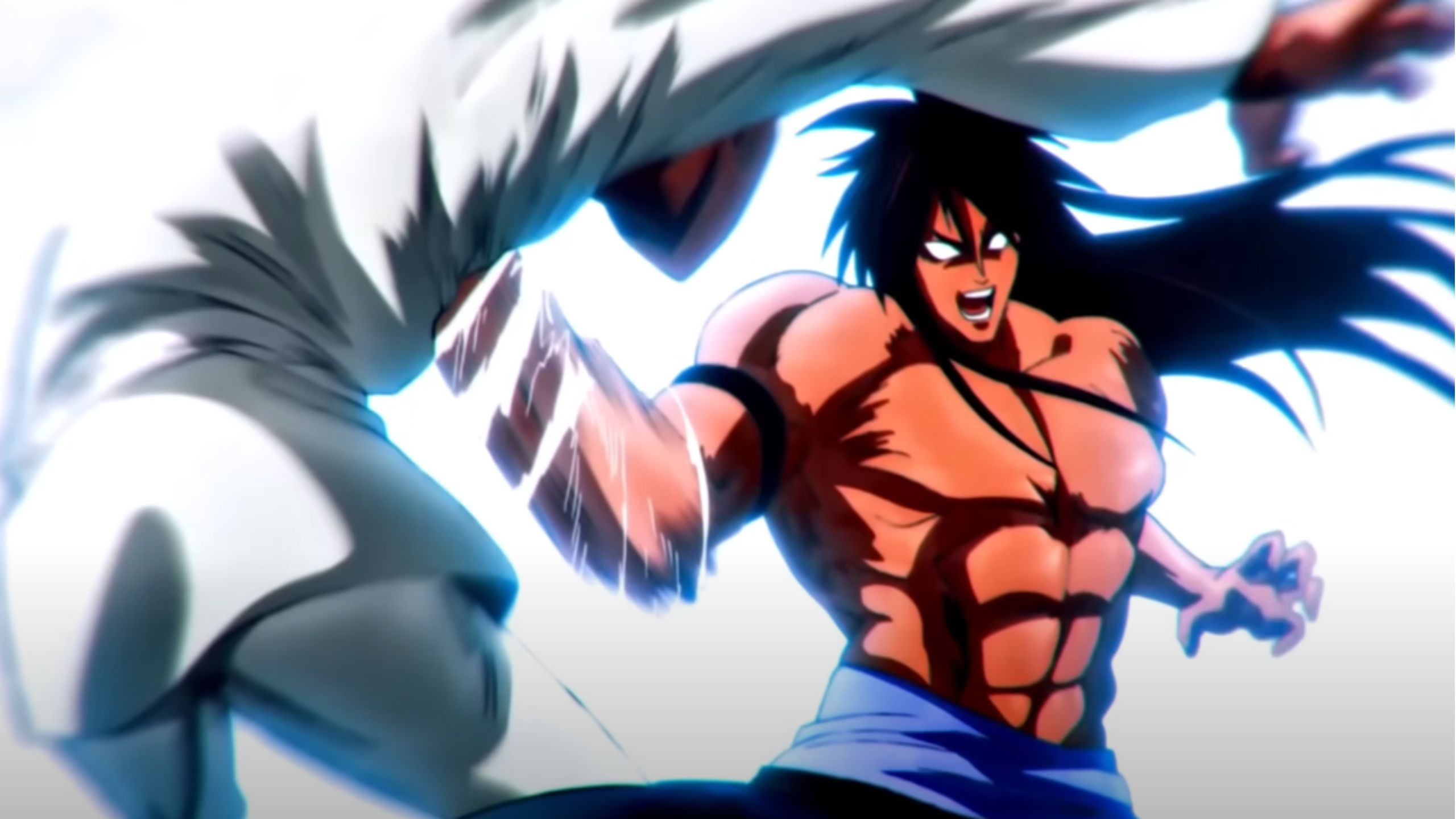 Suiryu&#039;s fight against Saitama with the false name Charanko (Image Source: Studio Madhouse)