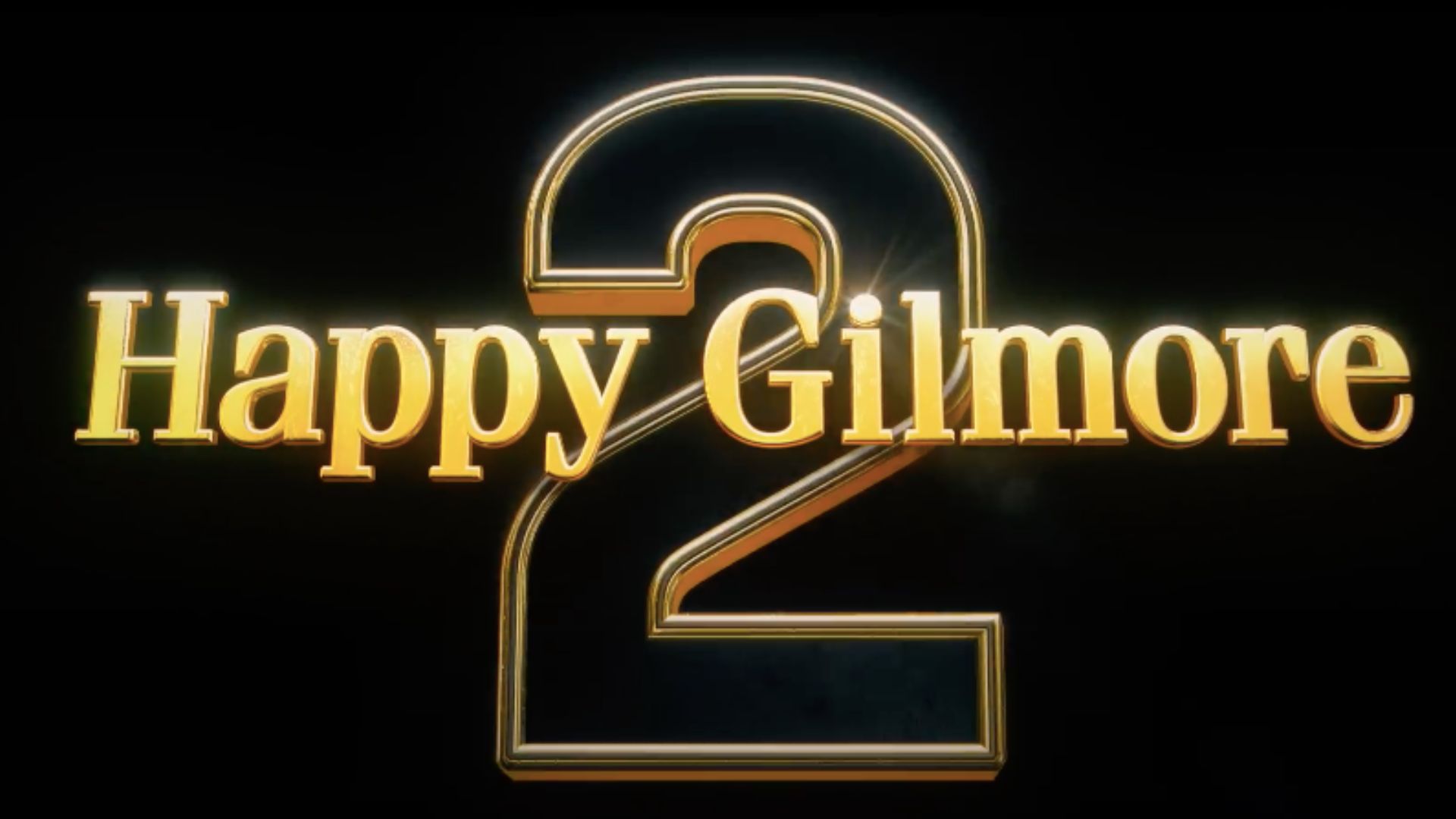 Title card of Happy Gilmore 2 