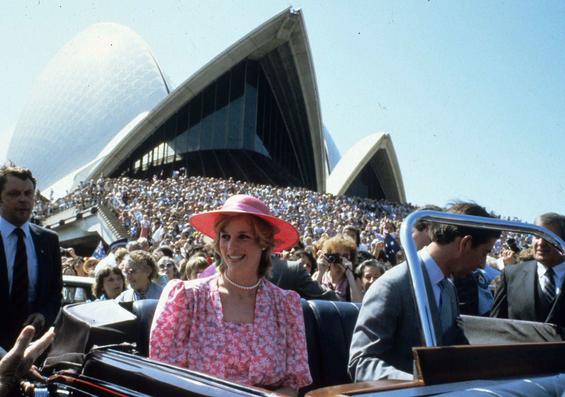 Prince Charles, Princess Diana and Prince William of Wales Visit to Australia and New Zealand 1983 - Source: Getty