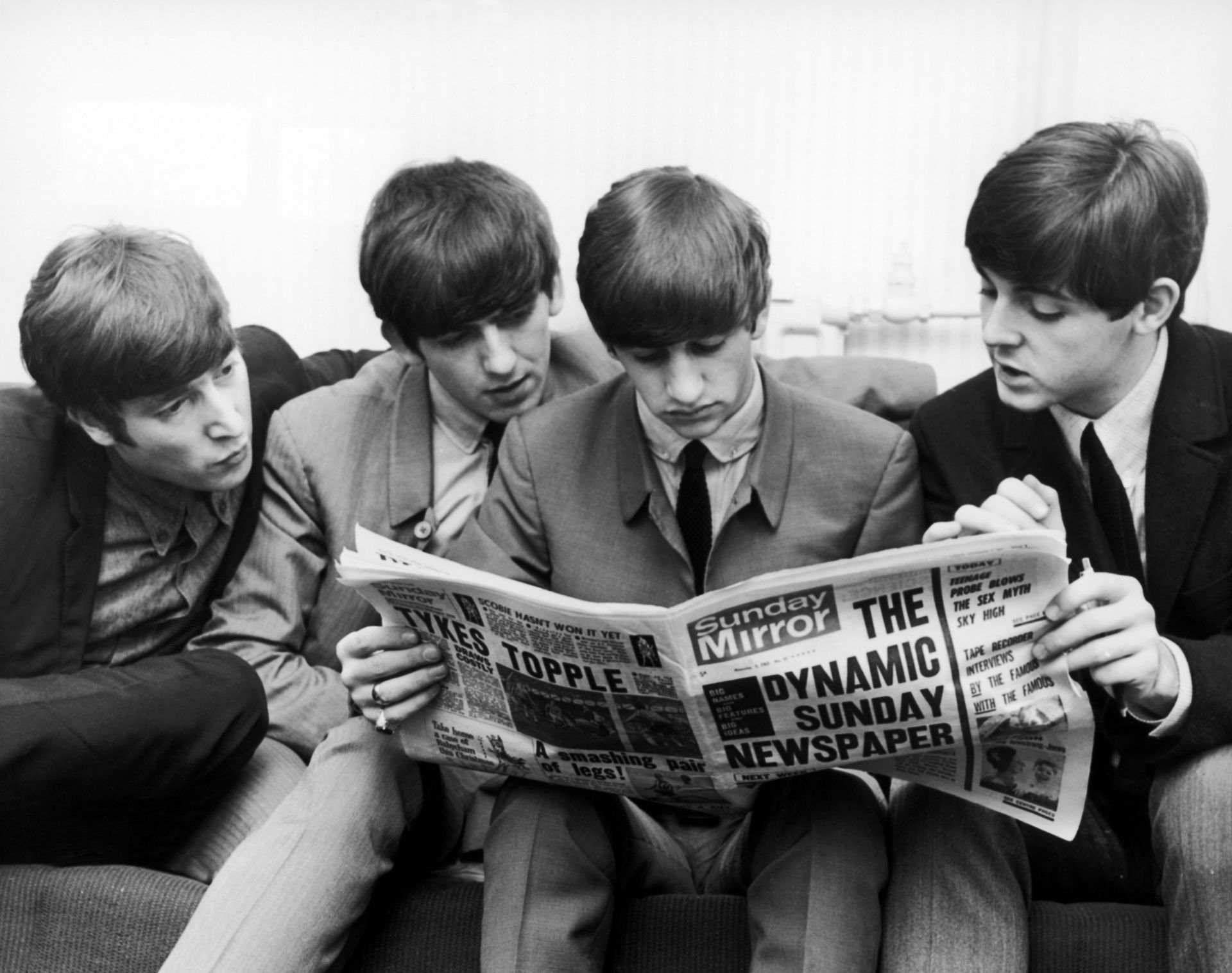 The Beatles 1963 - Source: Getty
