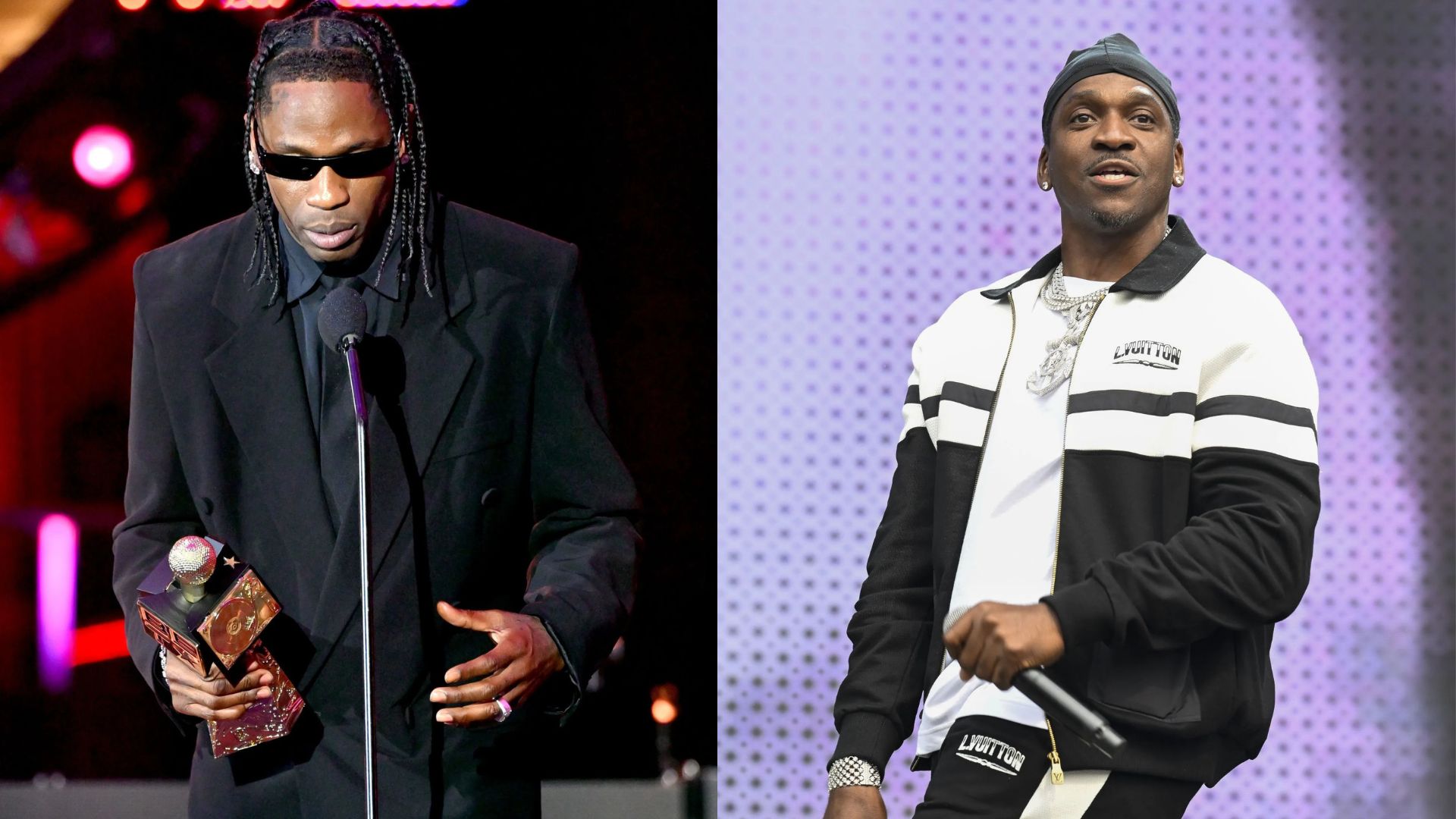 Pusha T takes aim at Travis Scott (Image via Getty)