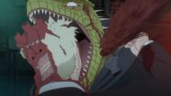 Caiman eating people scene (Image Source: MAPPA Studio)