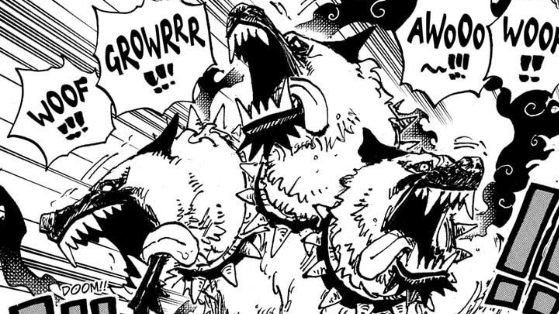 Cerberus as seen in the One Piece manga 
