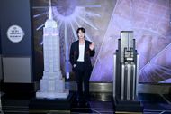 BTS' Jin Lights the Empire State Building in Celebration of Second Solo Album Echo - Source: Getty