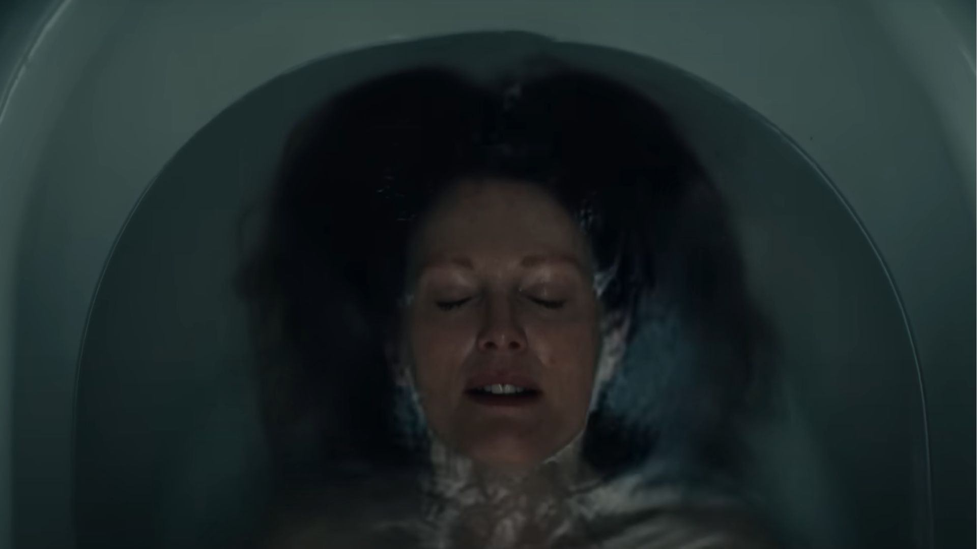 Kate in her bath tub
