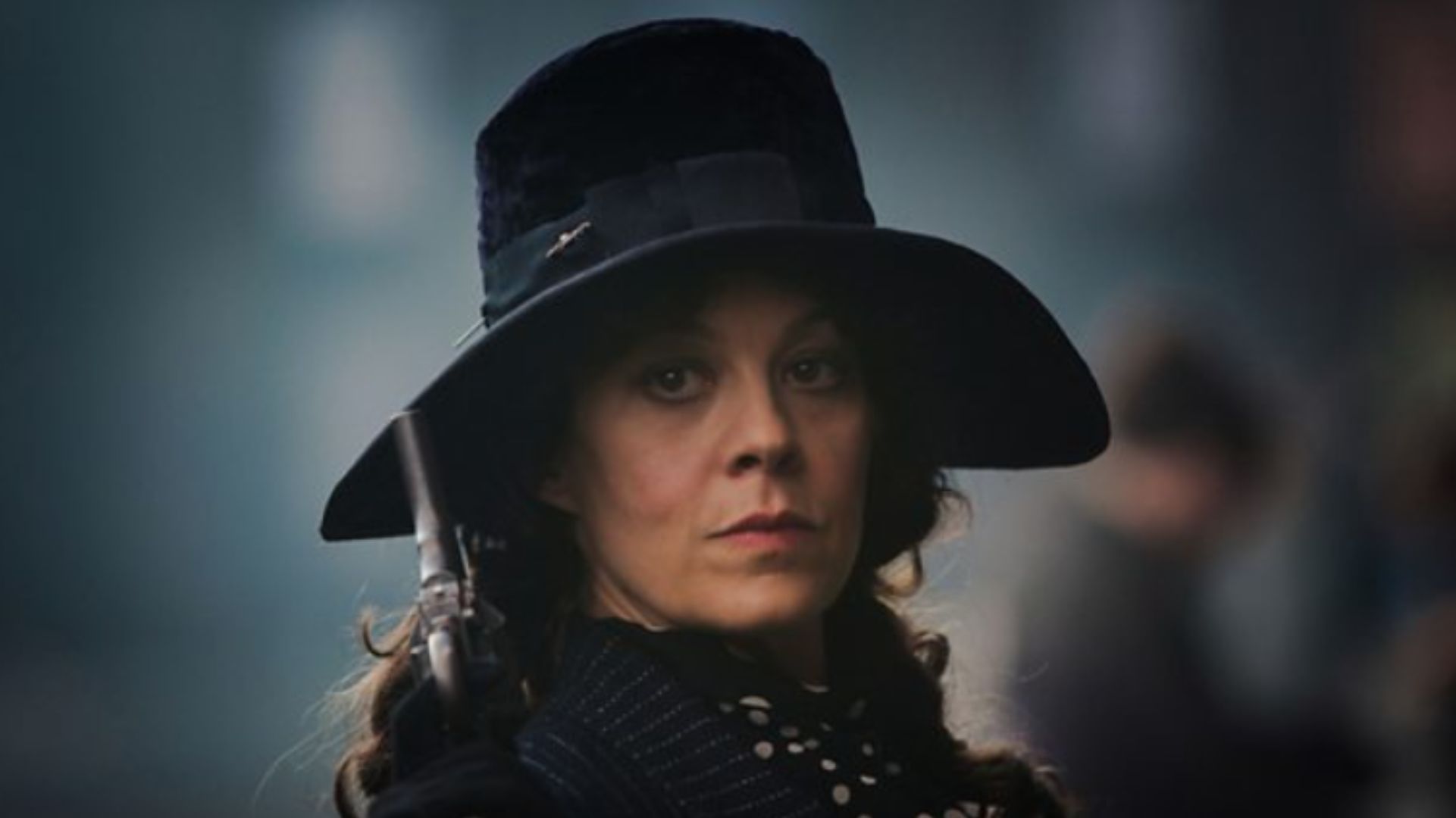 Helemn McCrory as Aunt Polly (Image via BBC)