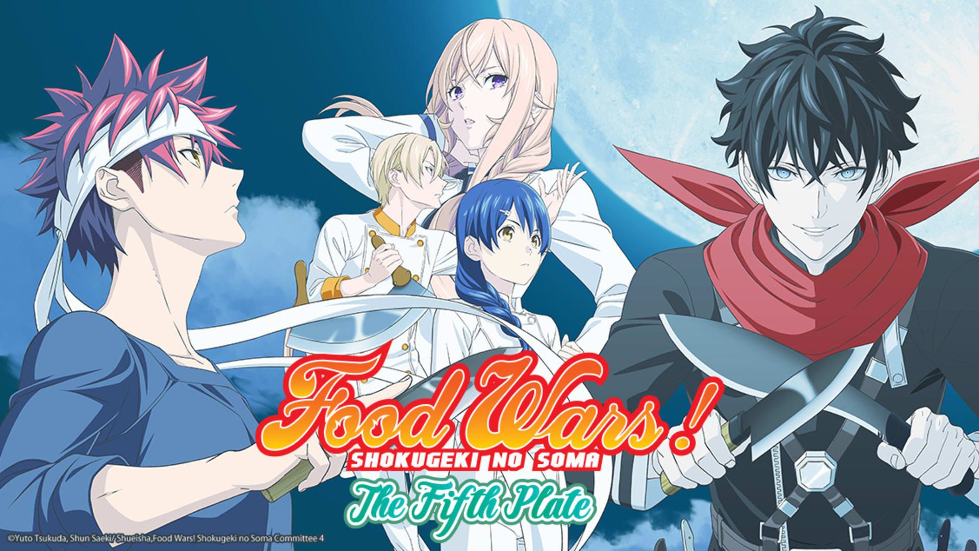 Key visuals from Shokugeki no Soma