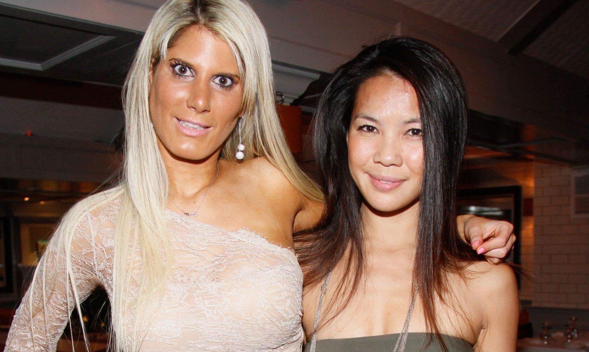Sara Burack attends a Hamptons Magazine mixology event alongside Viet N