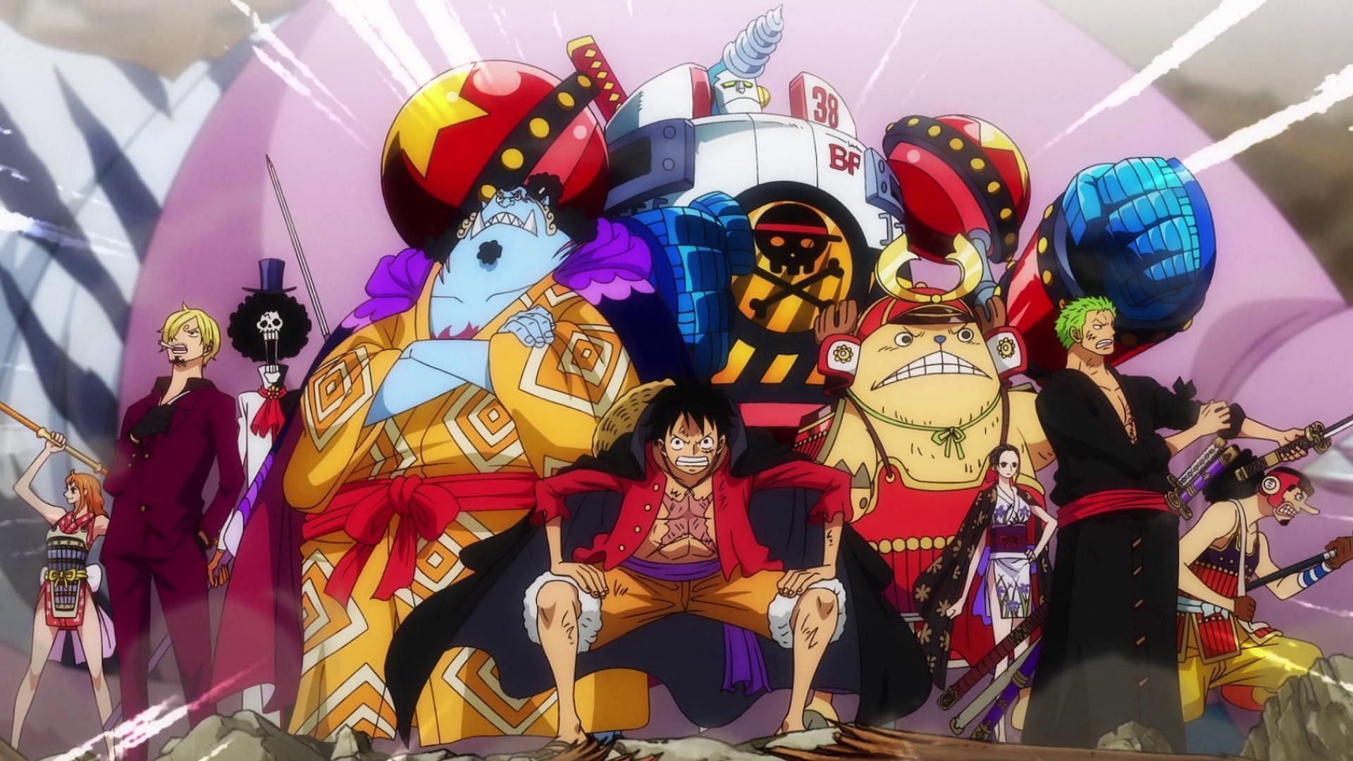 Straw Hats as seen in anime 
