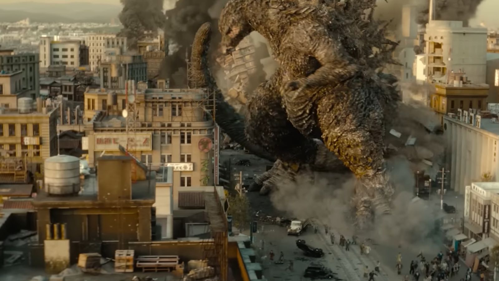Still from Godzilla Minus One (Image via YouTube @/Netflix)