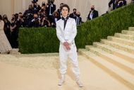 The 2021 Met Gala Celebrating In America: A Lexicon Of Fashion - Arrivals - Source: Getty