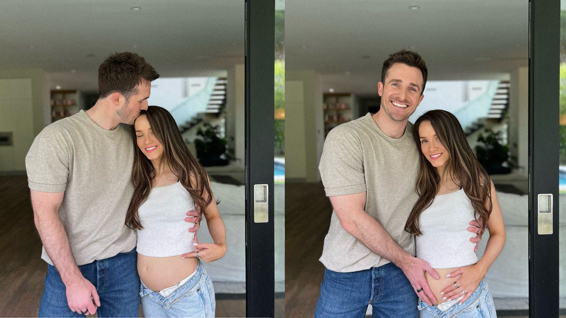 Matthew Hussey and Audrey Le Strat pregrant (Image via Instagram)