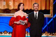 Tom Felton onstage at the Tony Awards (Image via Getty)