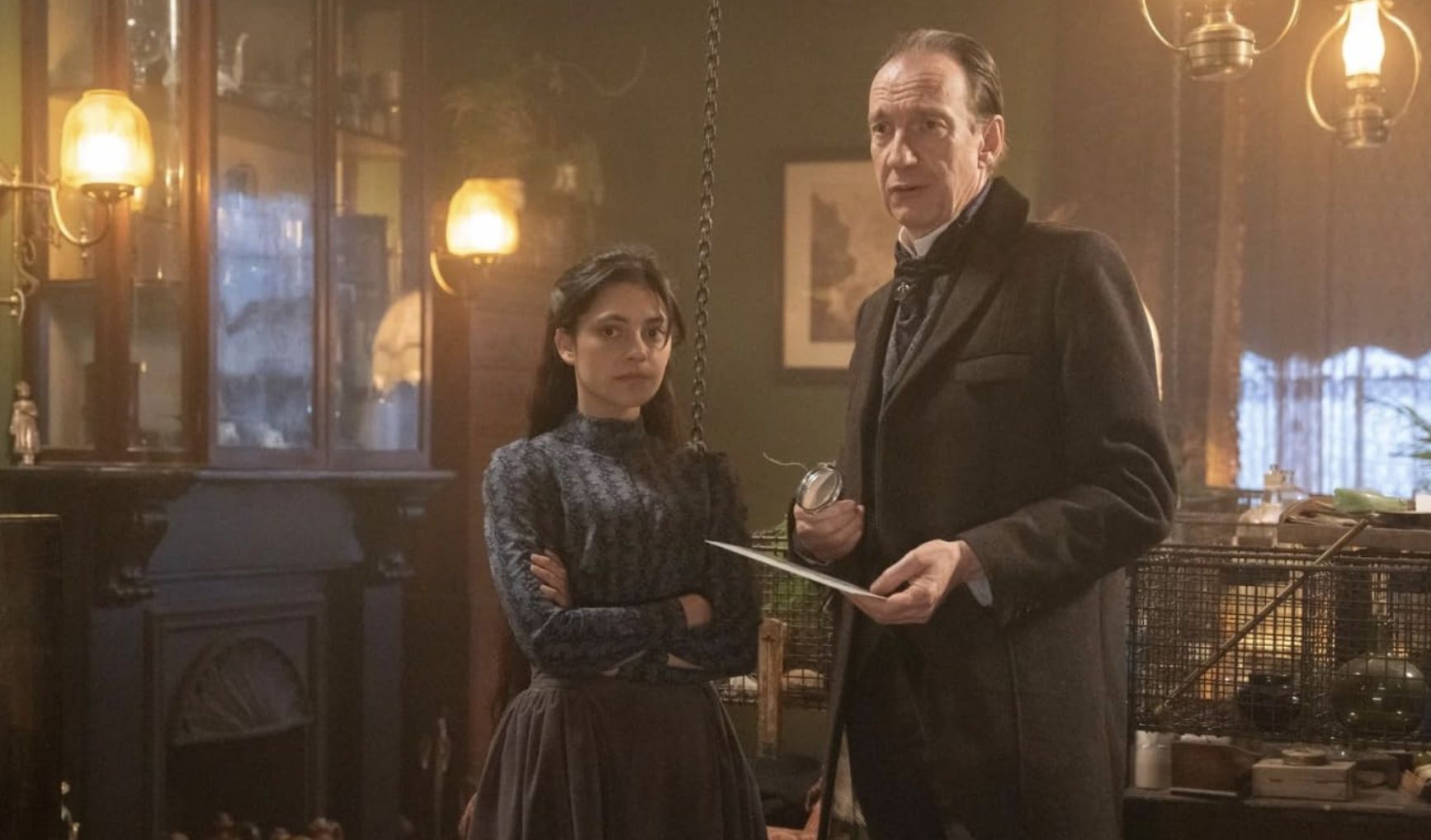 Sherlock &amp; Daughter (Image via The CW)