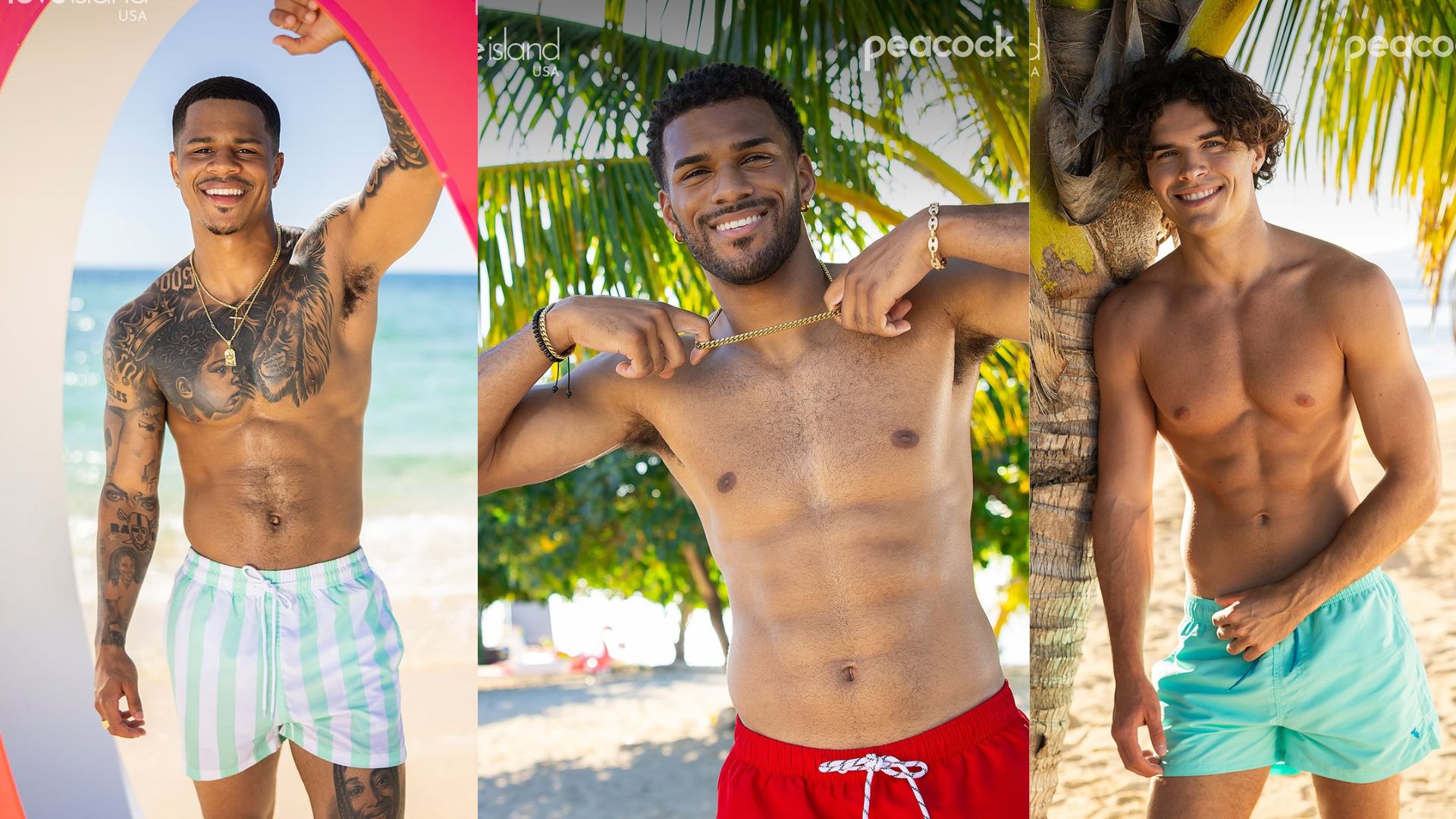 Ace, Jeremiah, and Nic from Love Island USA Season 7 | Image via Instagram/ @loveislandusa
