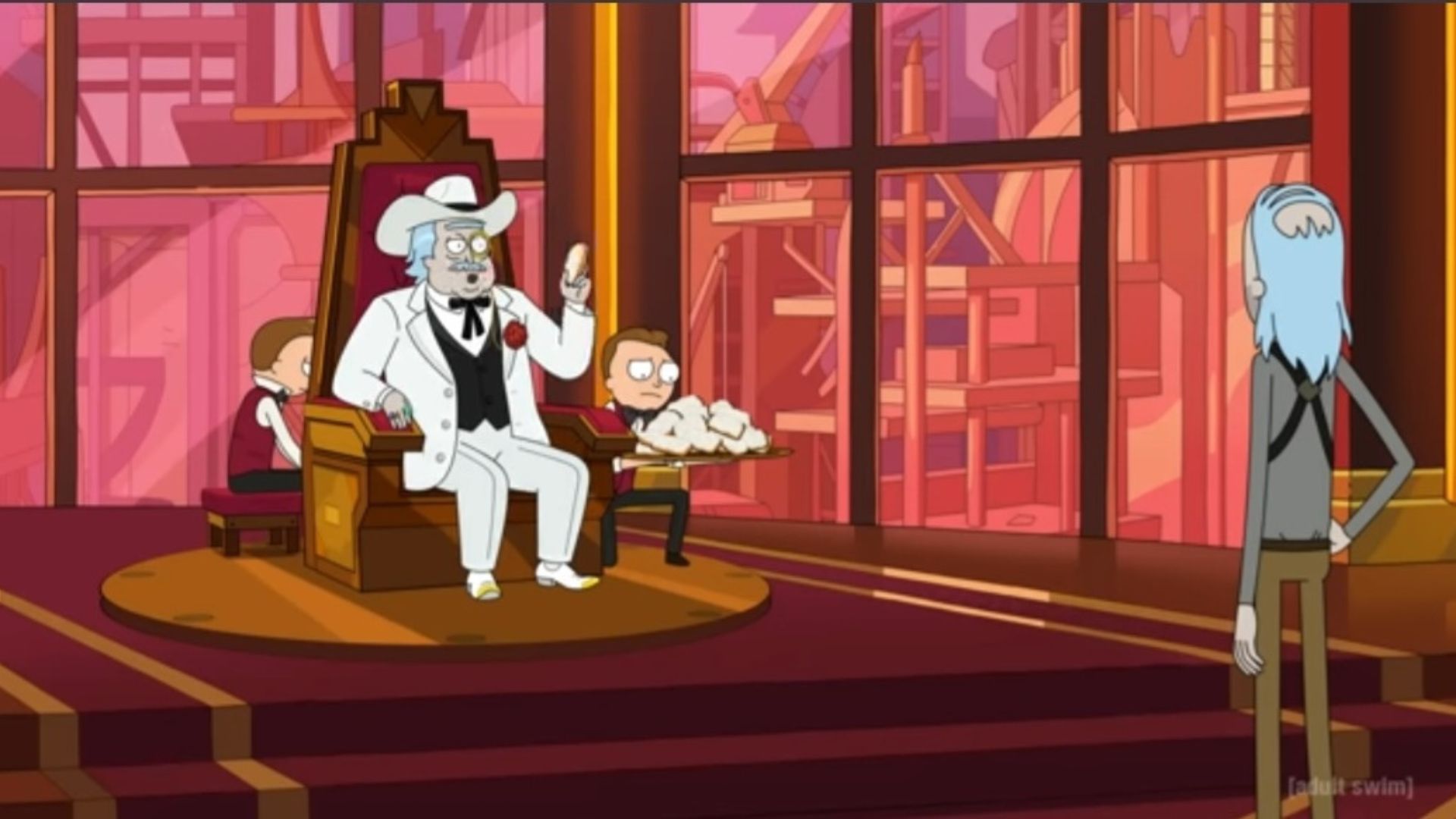 Rick &amp; Morty Season 8 Episode 3 titled The Rick, The Mort and &amp; The Ugly released on June 8, 2025 on Adult Swim at 11pm ET (Image Via YouTube/@AdultSwim)