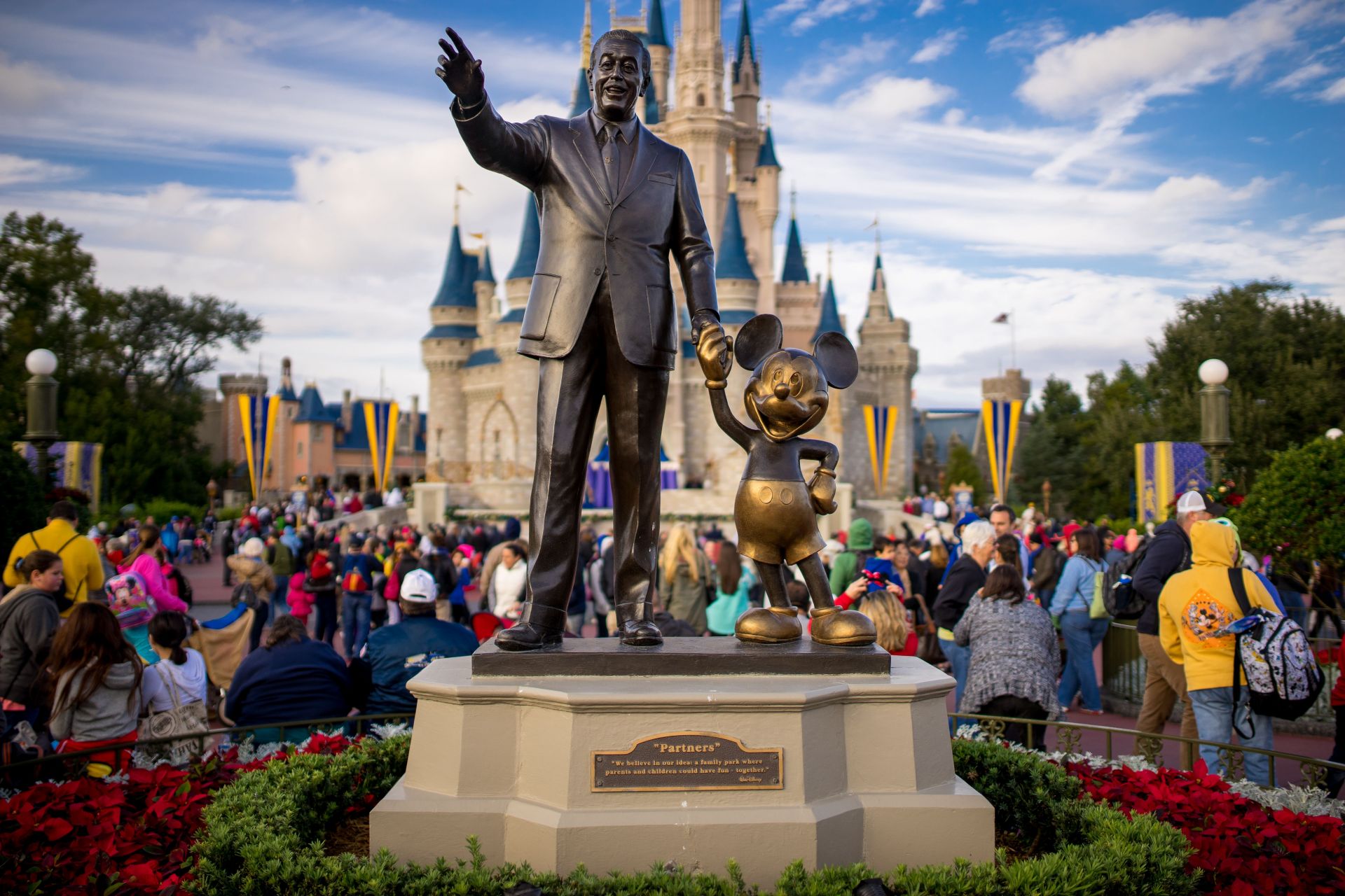 Magic Kingdom - Walt Disney and Mickey Mouse - Source: Getty