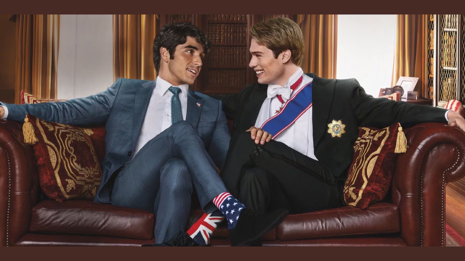Promotional poster for Red, White &amp; Royal Blue | Image via Prime Video
