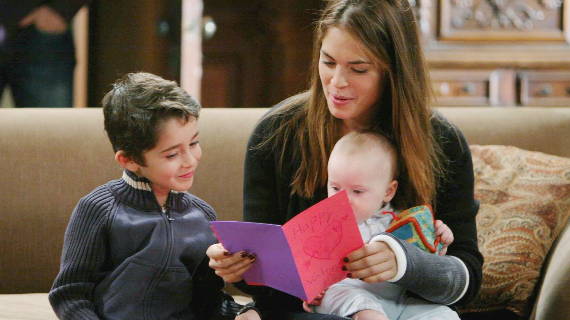 General Hospital&#039;s Britt with &quot;Ben&quot; and Spencer | Image: JPI
