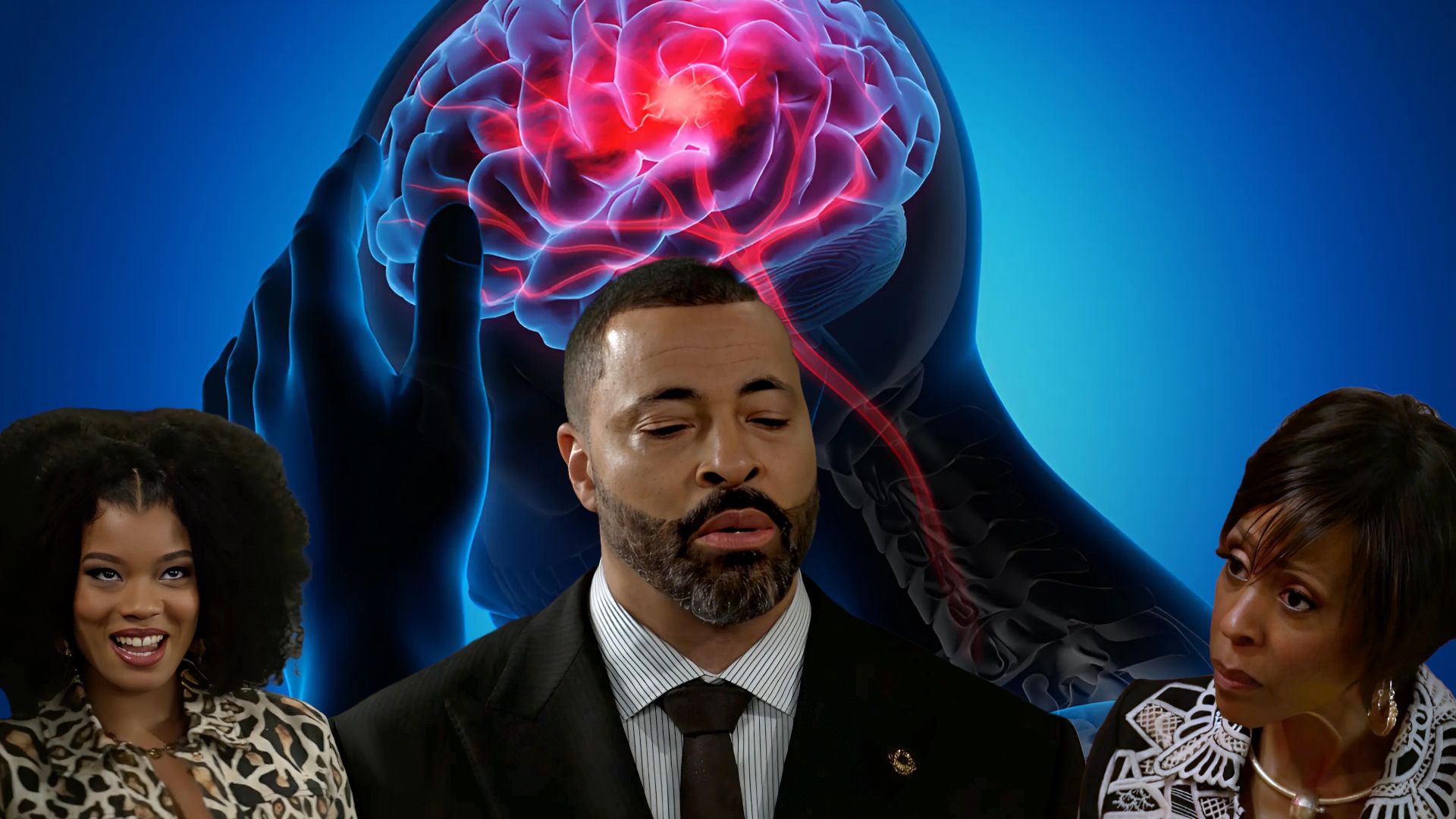 Eva and Sharon separately showed up their respective nemeses, but Bill stroked more than his ego on Beyond the Gates | Image: CBS
