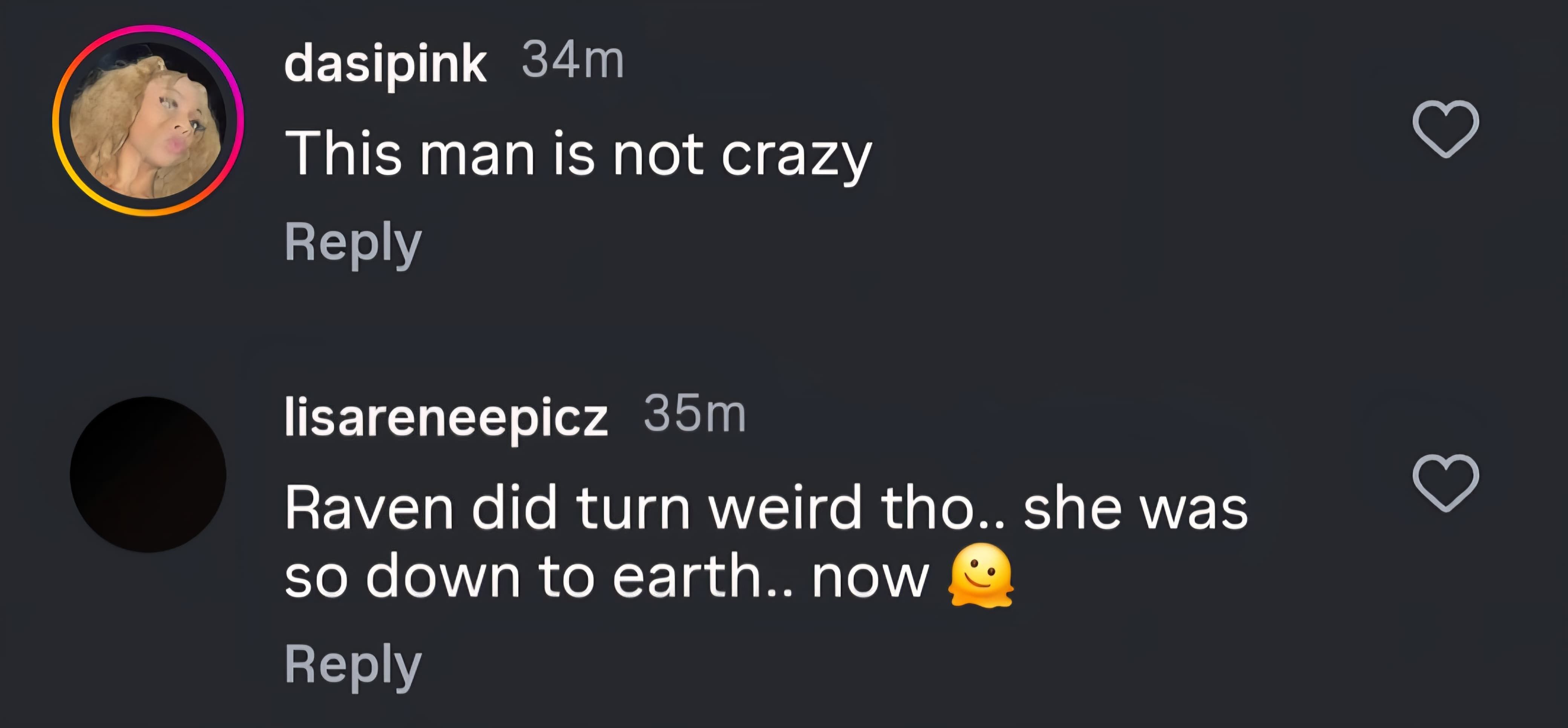 Instagram user&#039;s comment on Brown&#039;s video [via Instagram/@theneighborhoodtalk]