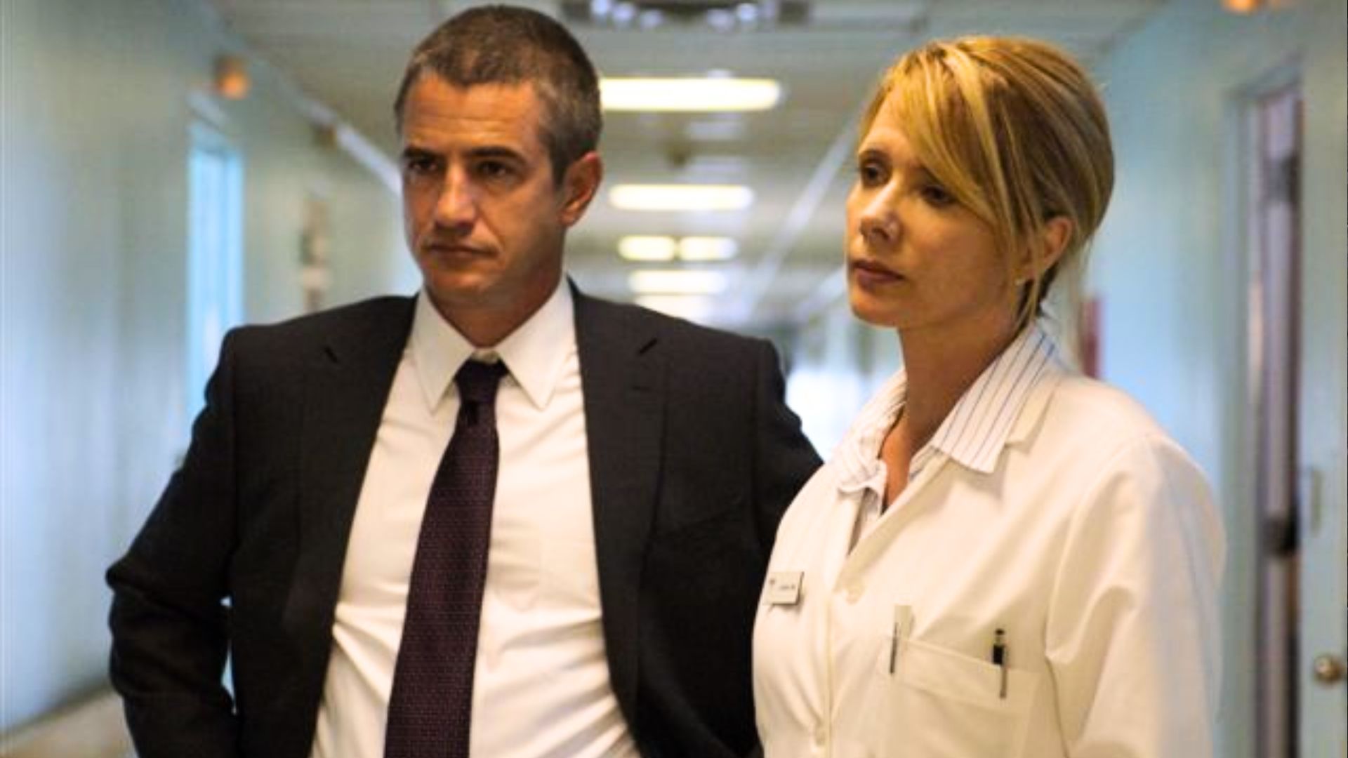 Dermot Mulroney (Left) in Inhale | Image via Prime Video