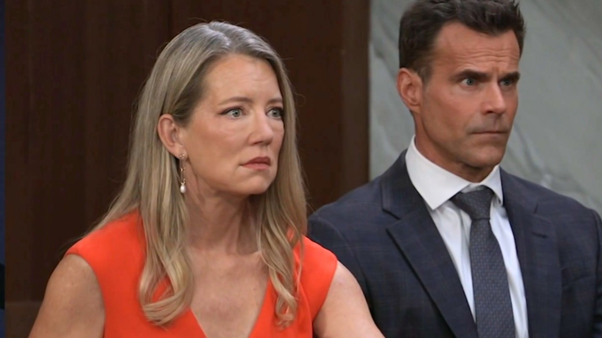 Nina and Drew wait for a verdict | Image: ABC