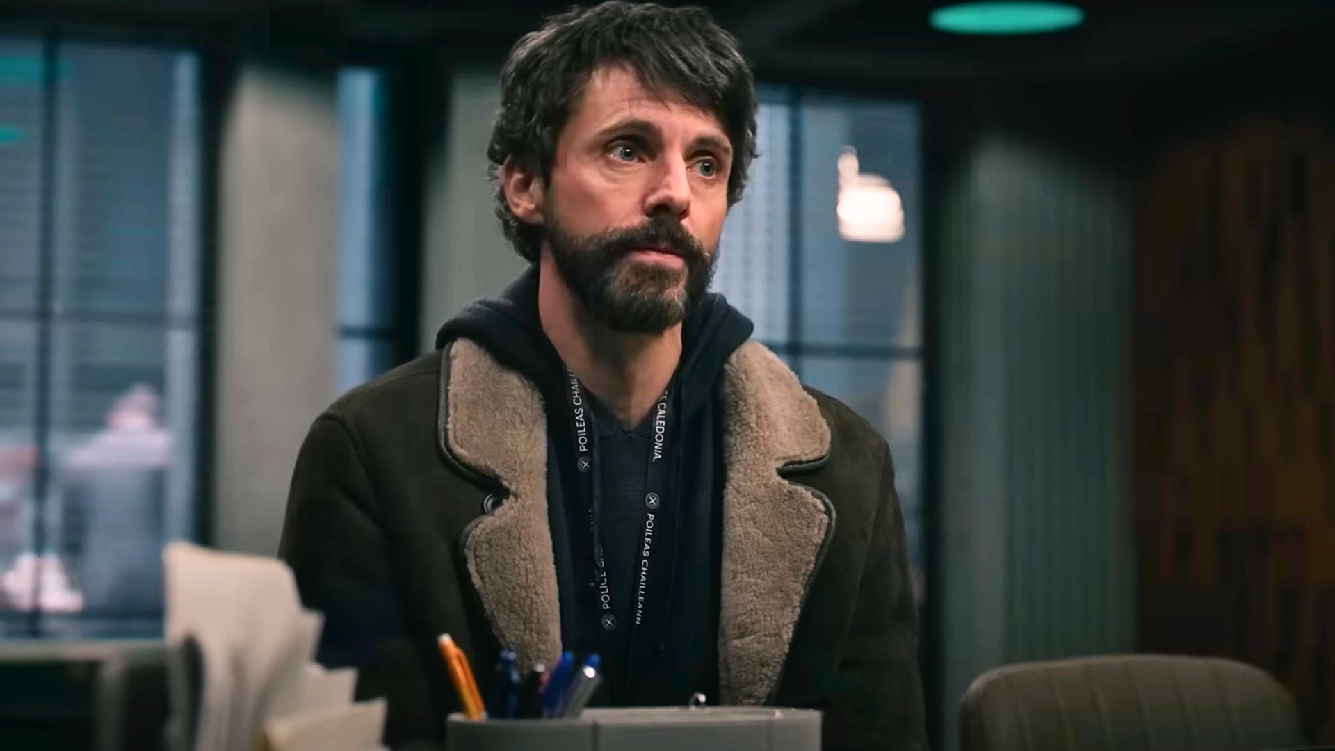 Matthew Goode as Carl Morck in Dept. Q (Image via Netflix)