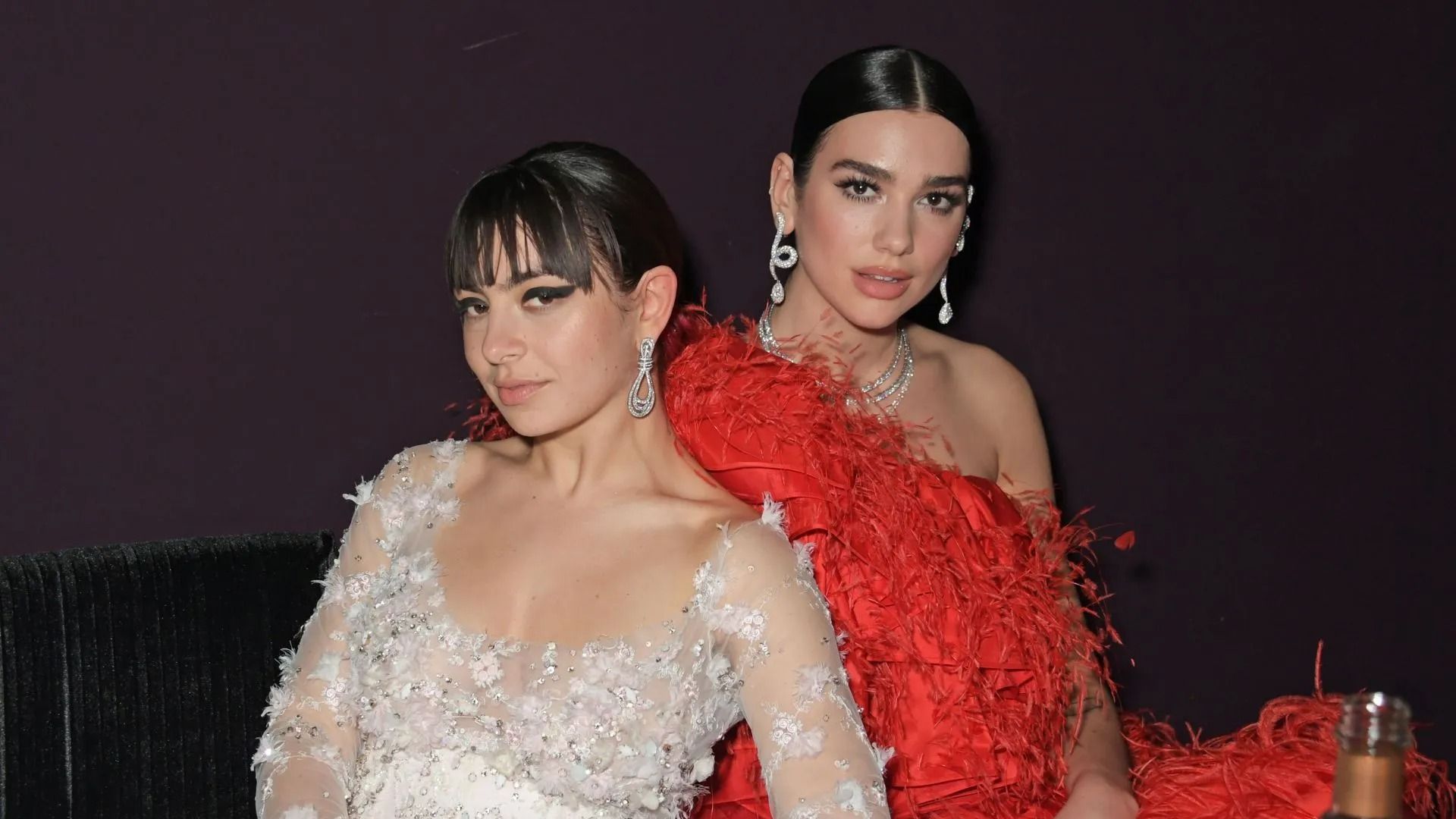 Charli XCX and Dua Lipa attend the amfAR Cannes Gala 2019 - Source: Getty