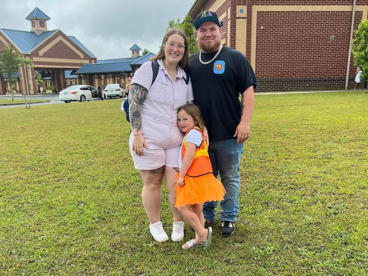 Pumpkin with Josh and her kid. Image via Instagram /@pumpkin
