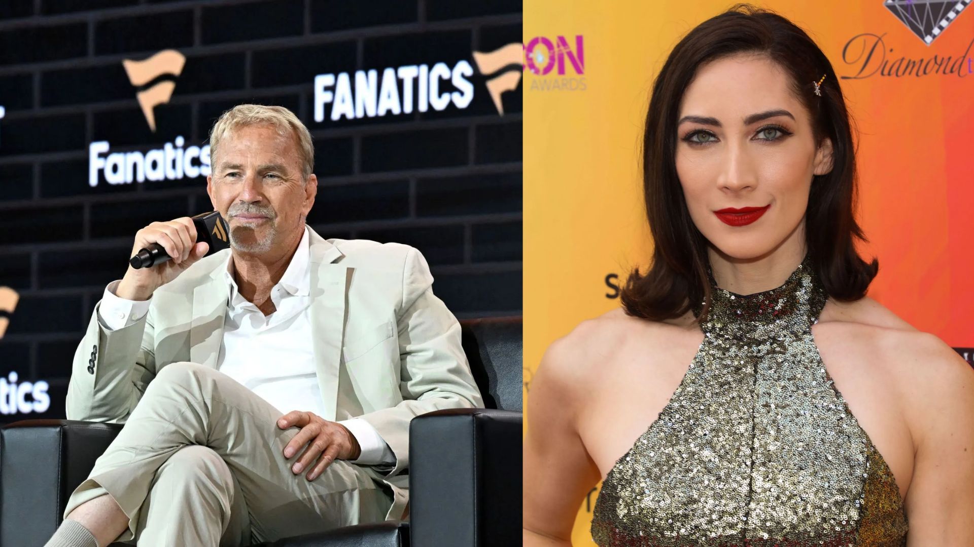 Kevin Costner &amp; Devyn LaBella - Source: Photo by Slaven Vlasic/Getty Images, Photo by Paul Archuleta/Getty Images