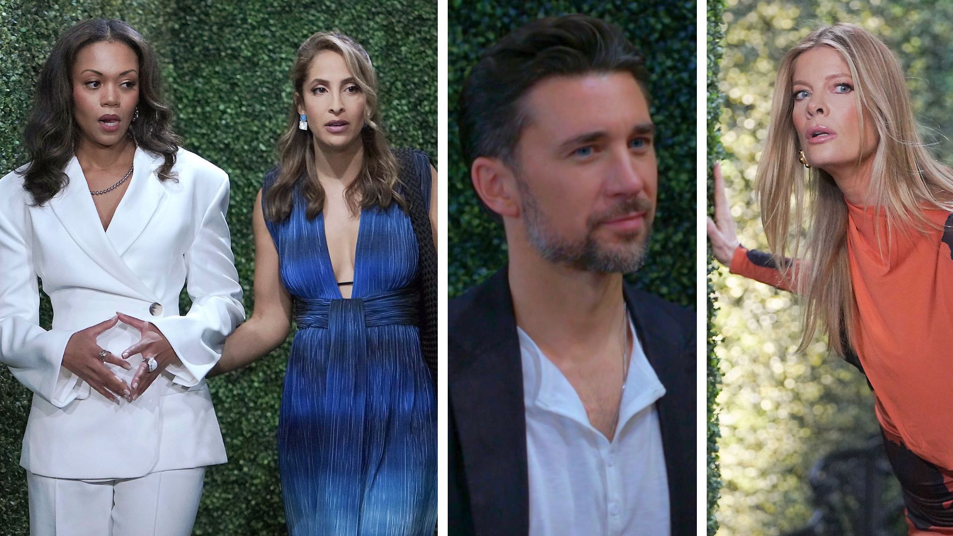 Amanda, Lily, Cane, and Phyllis on The Young and the Restless | Image: JPI/CBS