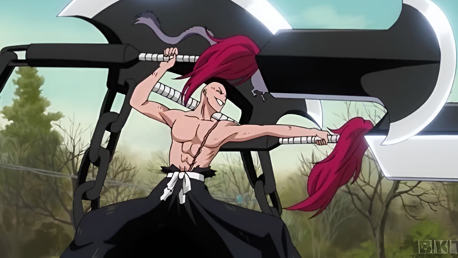 Ikkaku Madarame as seen in anime 