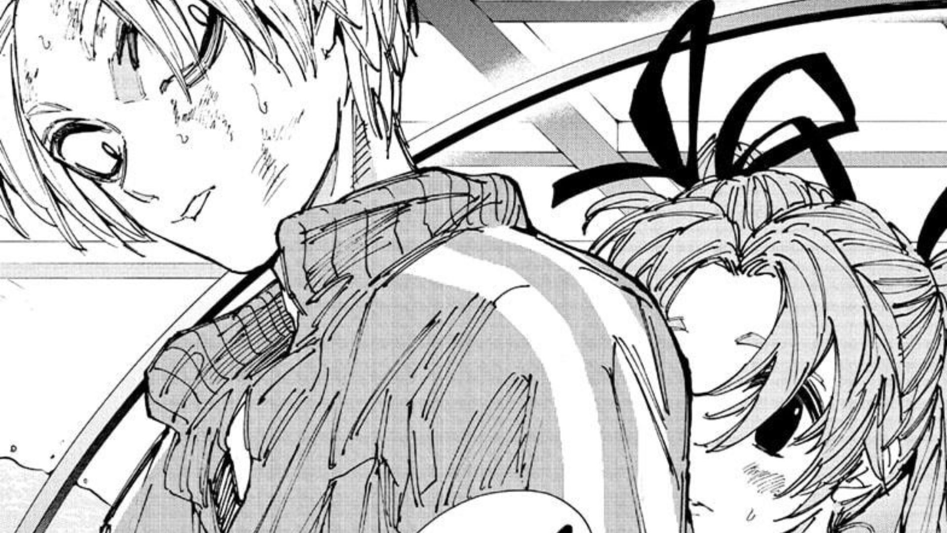 Shin and Atari as seen in the Sakamoto Days manga 