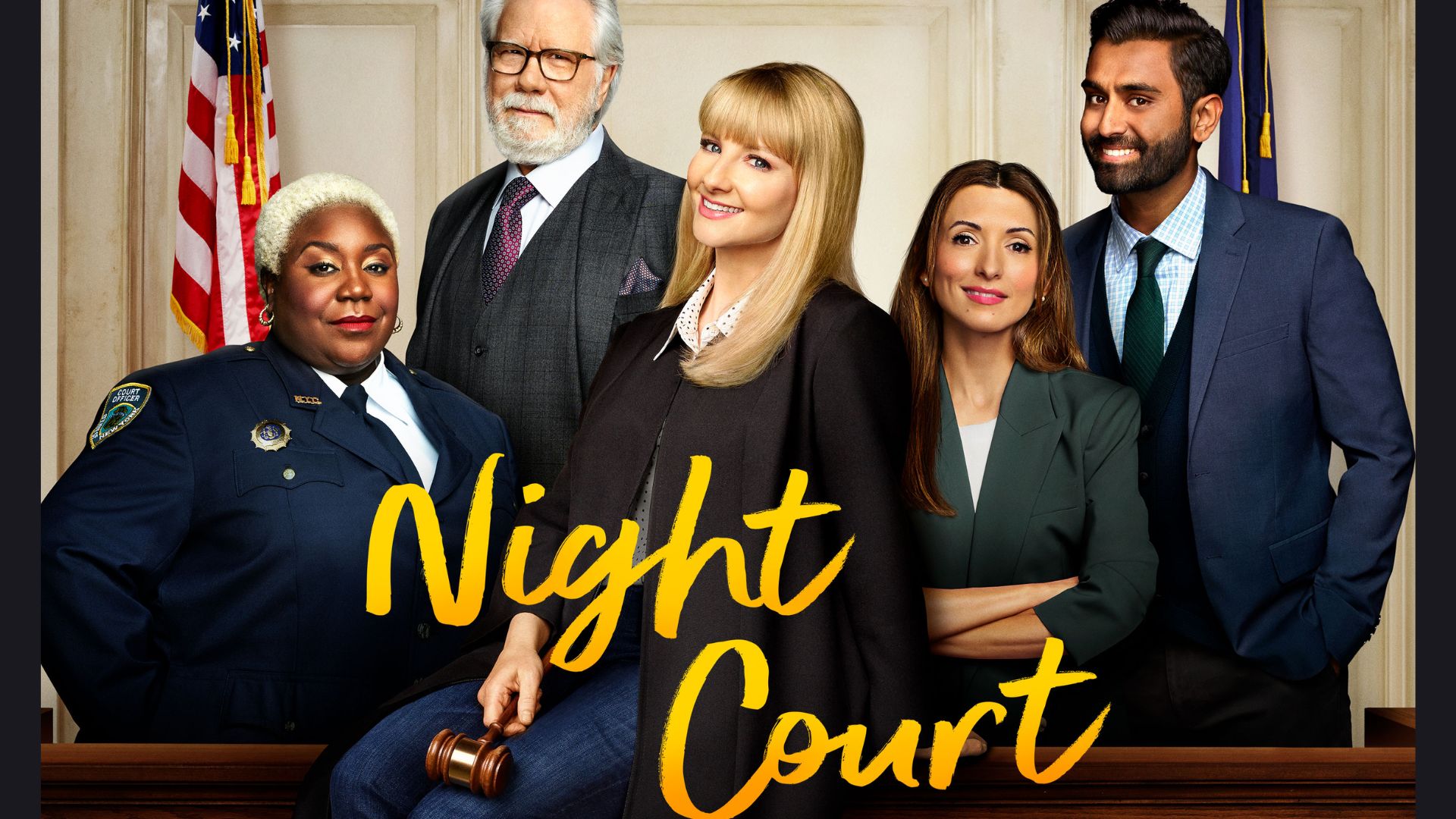 Promotional poster for Night Court | Image via NBC