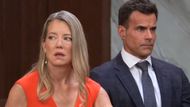General Hospital's Nina and Drew wait for a verdict | Image: ABC