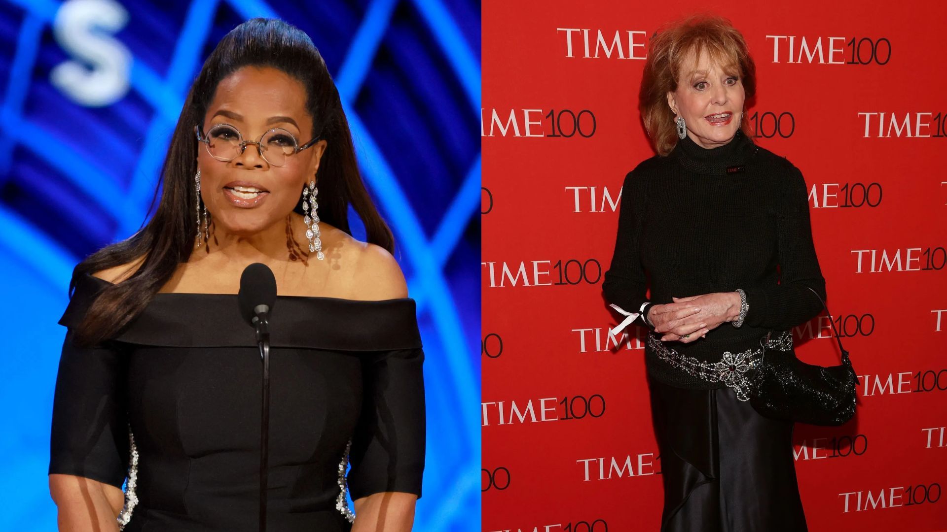 Oprah Winfrey &amp; Barbara Walters - Source: Photo by Theo Wargo/Getty Images for Tony Awards Productions &amp; Photo by Taylor Hill/Getty Images