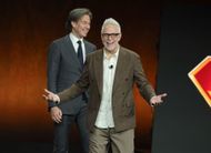 Studios co-Chairmen and co-CEOs Peter Safran (L) and James Gunn promote the upcoming film "Superman" at the Warner Bros. Pictures presentation during CinemaCon, the official convention of Cinema United, at The Colosseum at Caesars Palace on April 01, 2025 in Las Vegas, Nevada | Image via: Getty