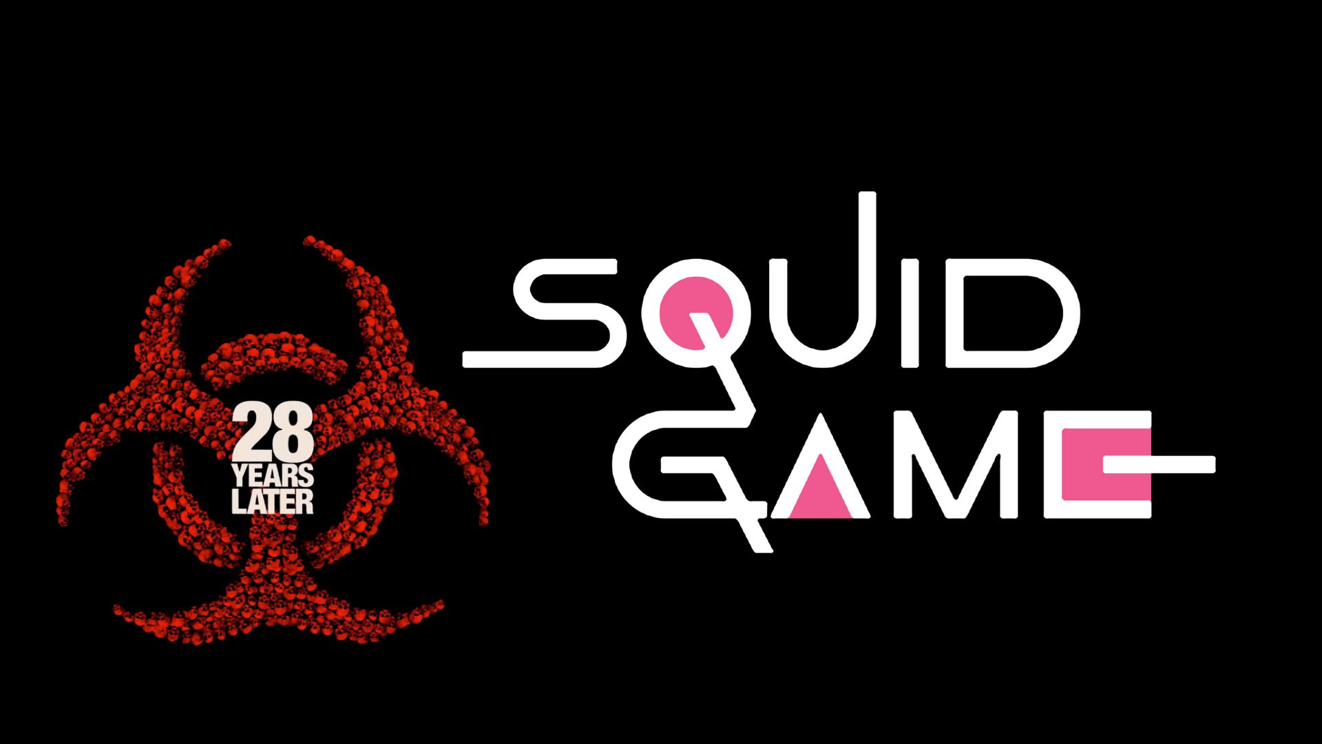 Logos - Squid Game + 28 Years Later | Images via: Sony/Netflix | Collage by: Beatrix Kondo of Soap Central