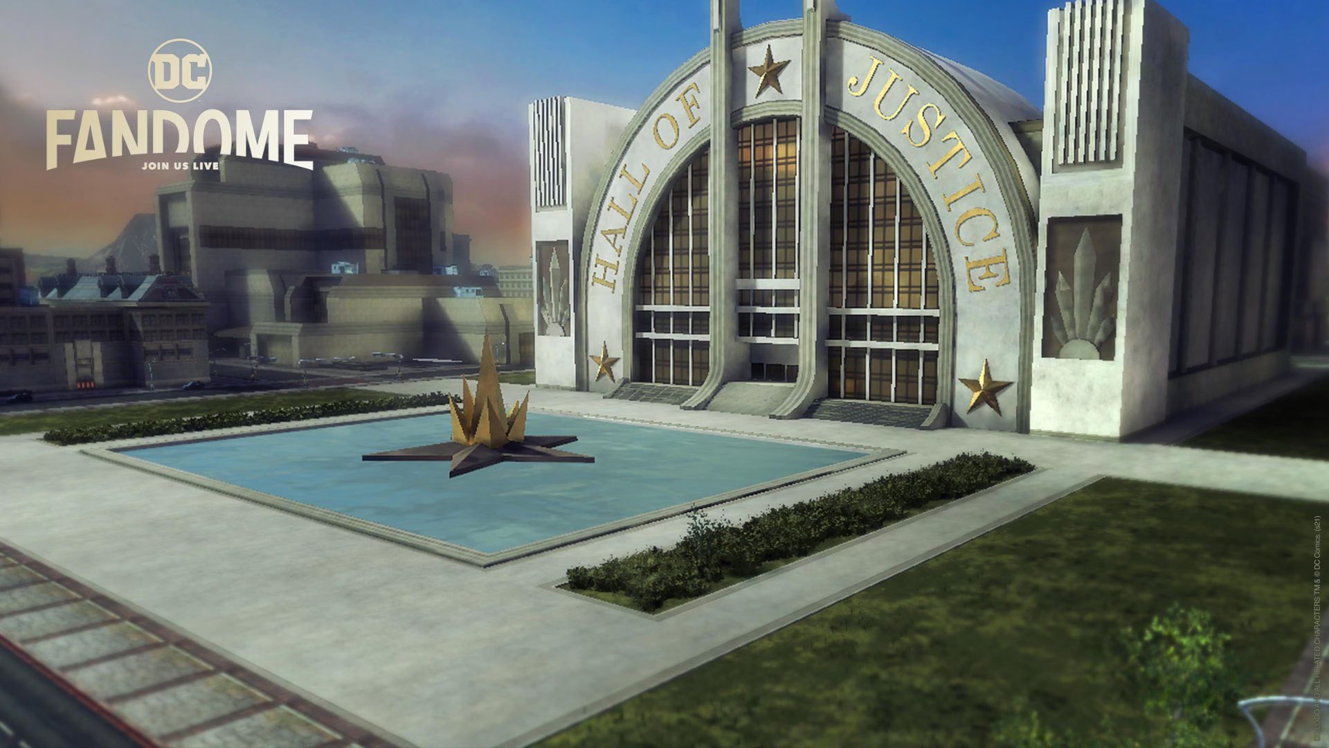 The Hall of Justice as seen in DC Comics | Image Source: dc.com