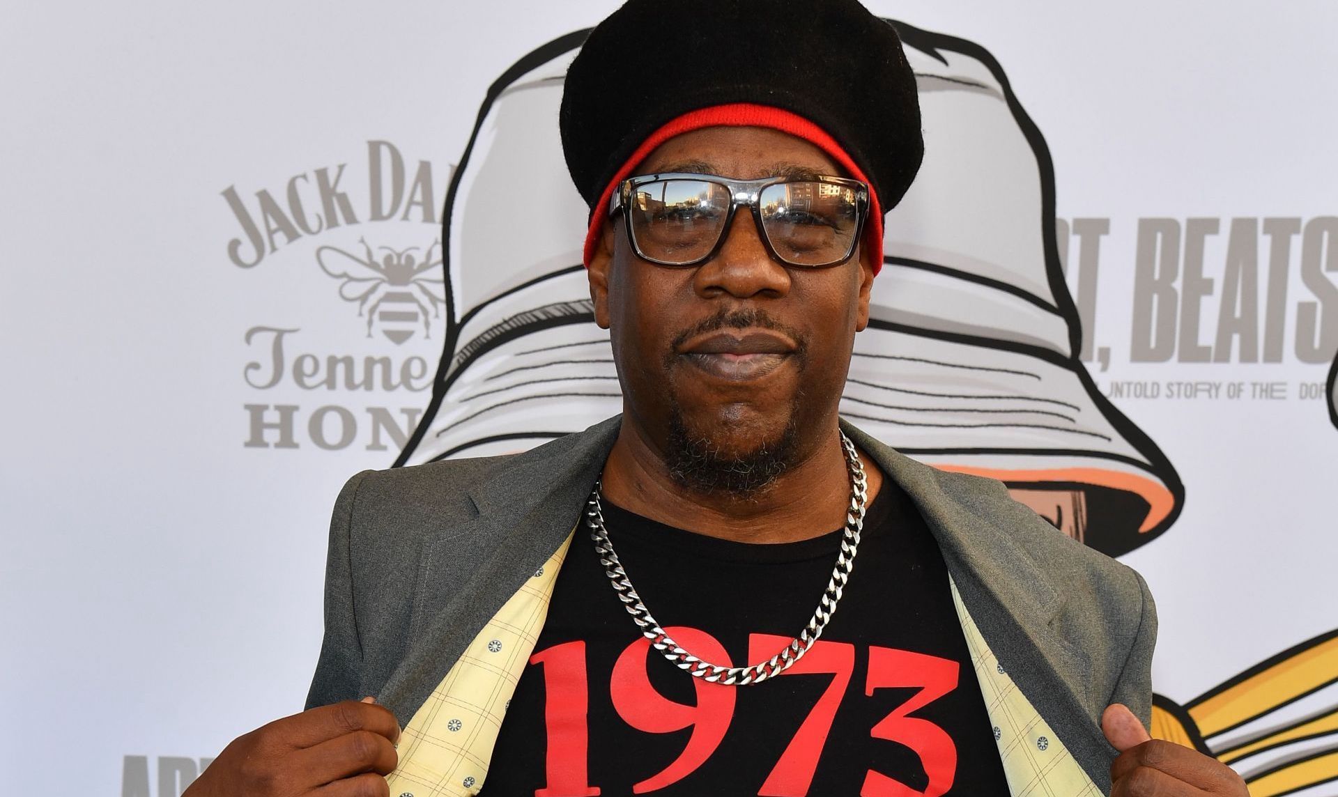 DRES Tha BEATnik attends the private screening of the &quot;Art, Beats + Lyrics&quot; documentary in Atlanta. (Image via Getty/Paras Griffin)