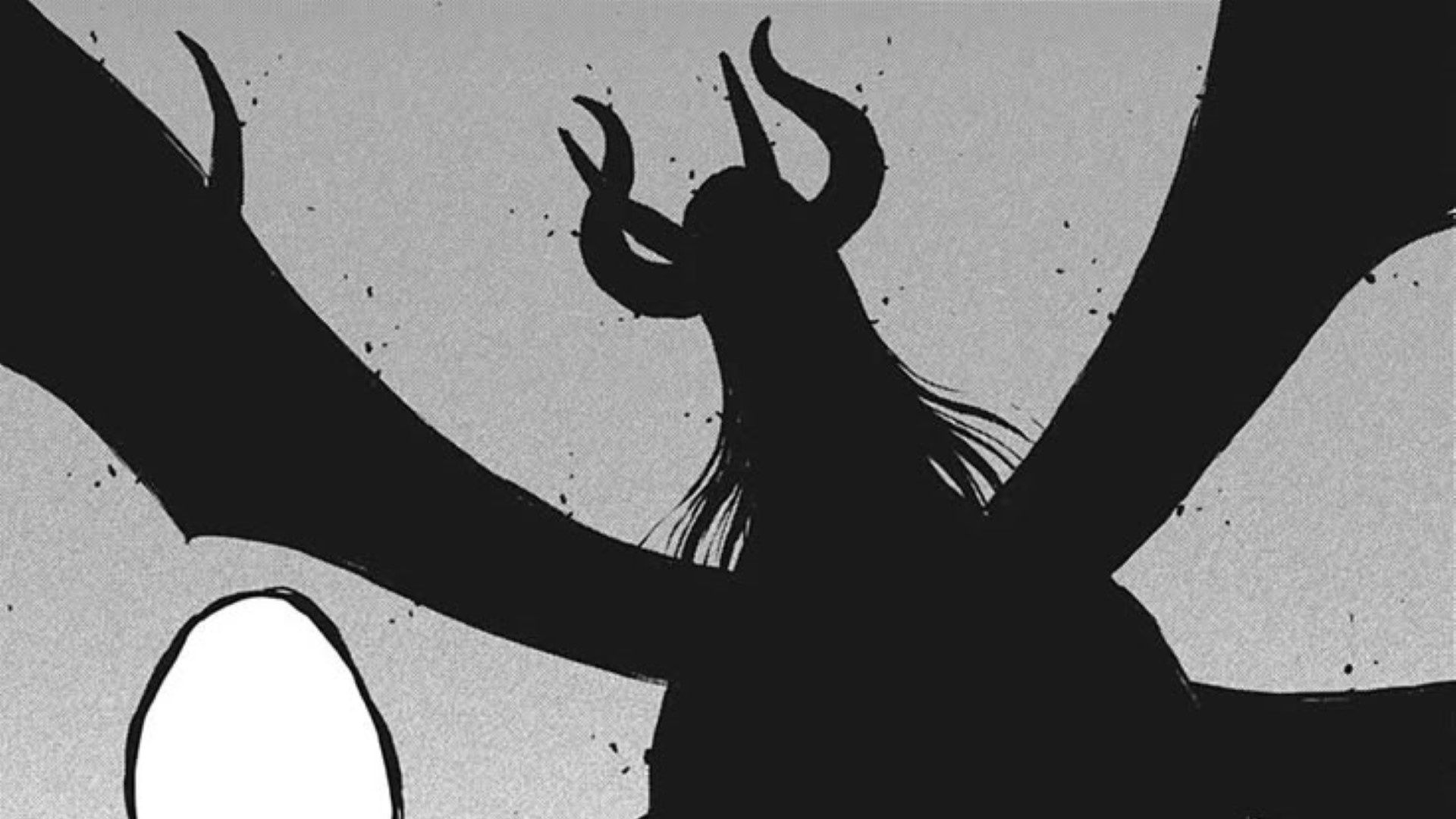 Sillhouette of a devil 