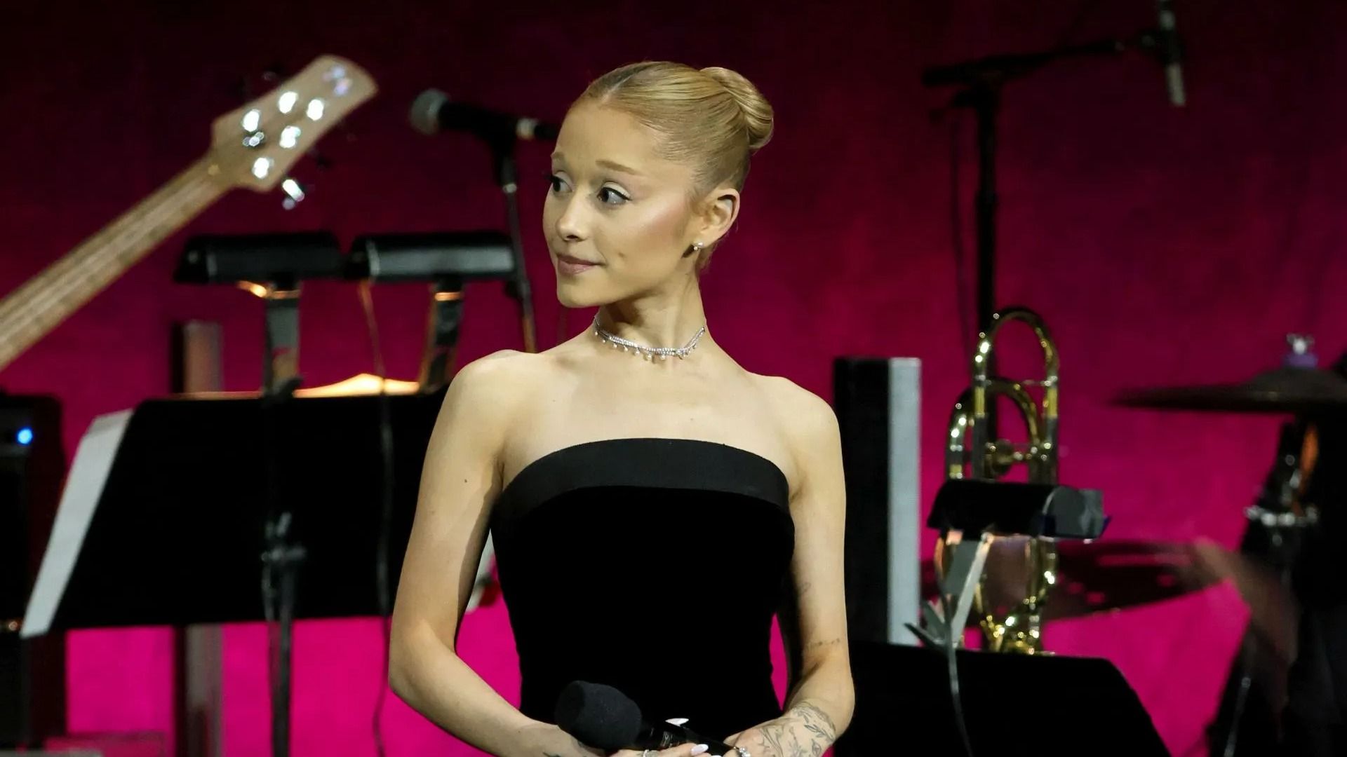 Ariana Grande promotes the upcoming film &quot;Wicked: For Good&quot; at the Universal Pictures and Focus Features presentation during CinemaCon - Source: Getty
