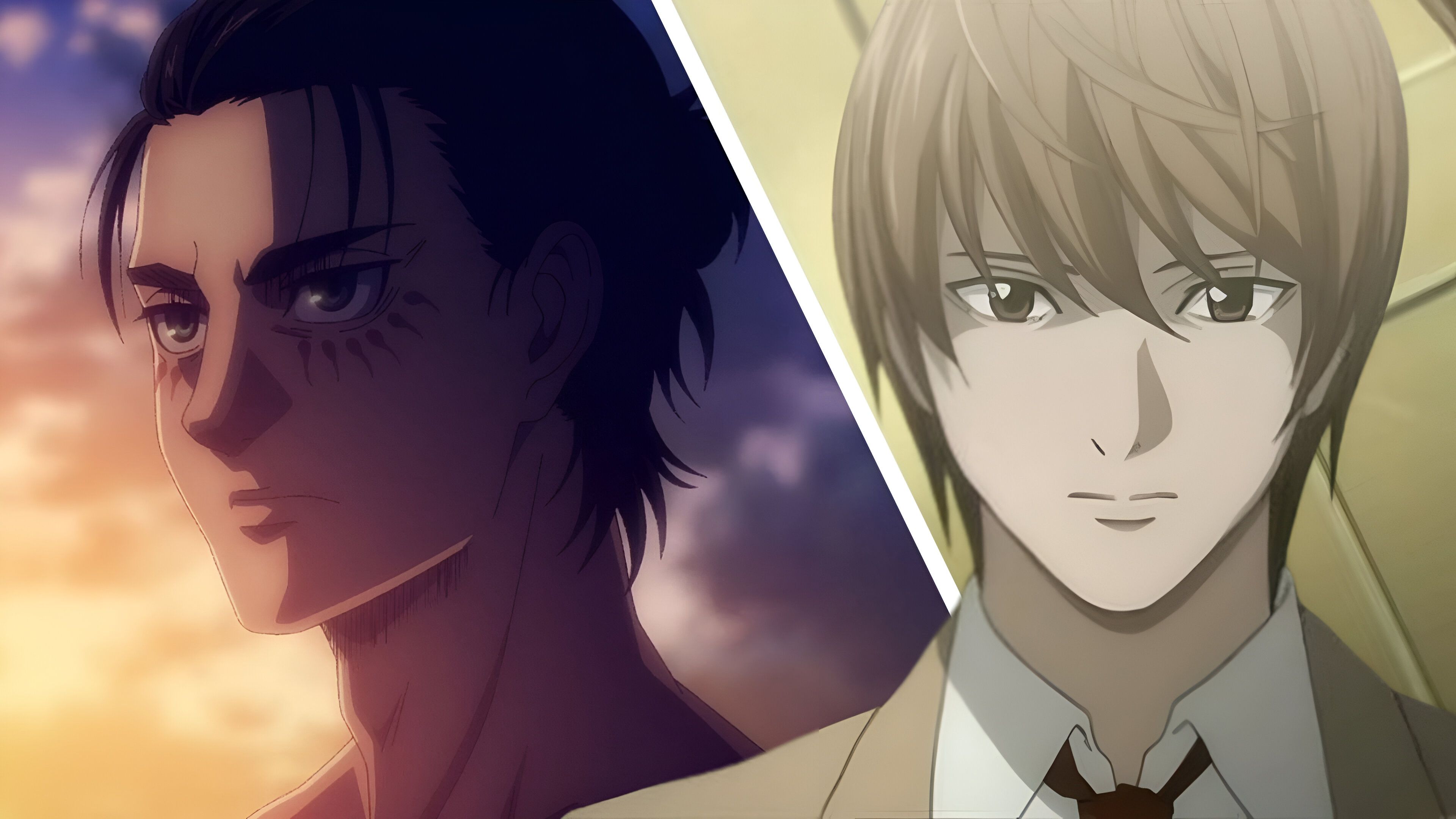 Eren Yeager and Light Yagami 