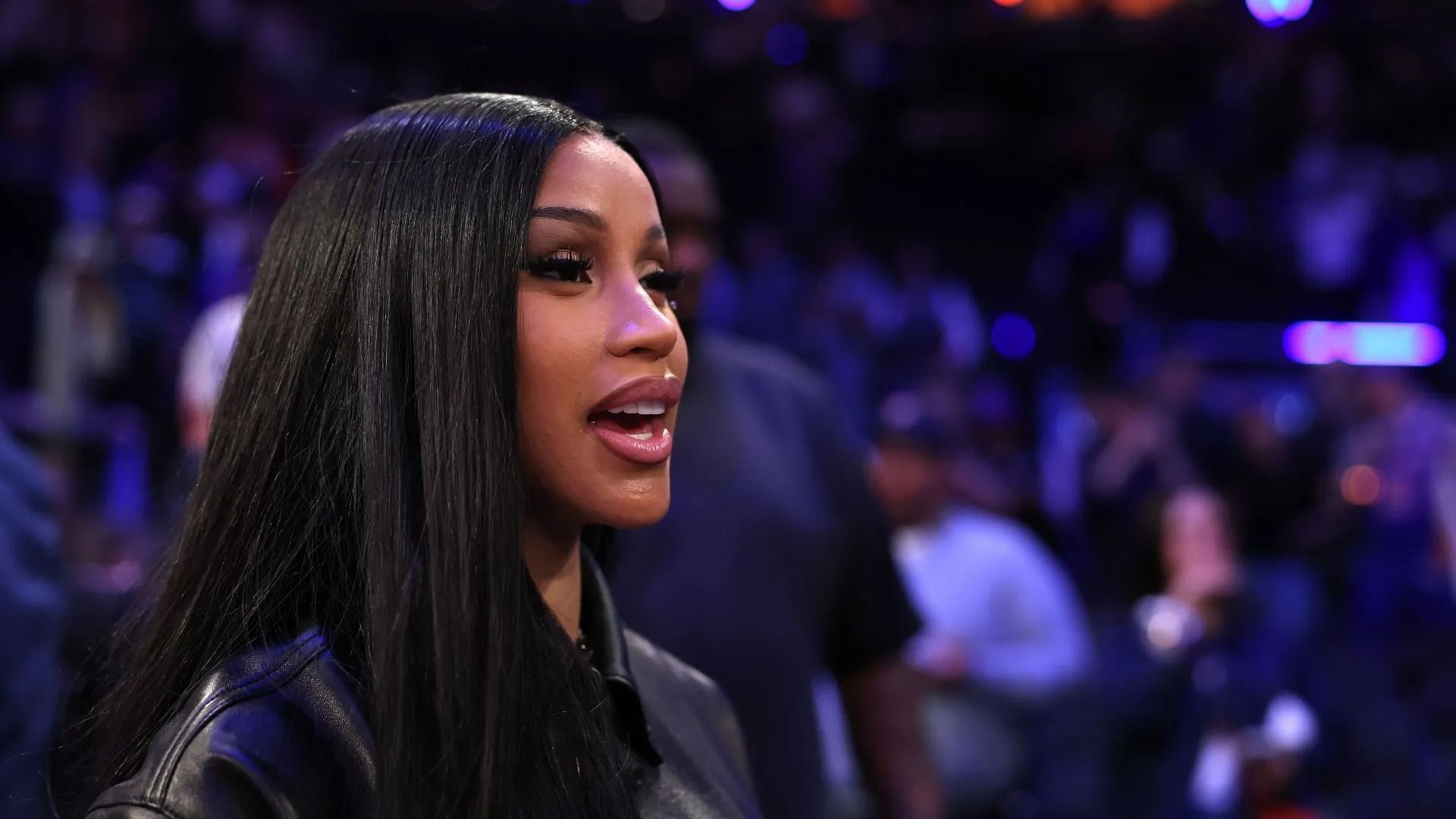Cardi B celebrate after Game Four of the Eastern Conference Second Round NBA Playoffs between the Boston Celtics and the New York Knicks - Source: Getty