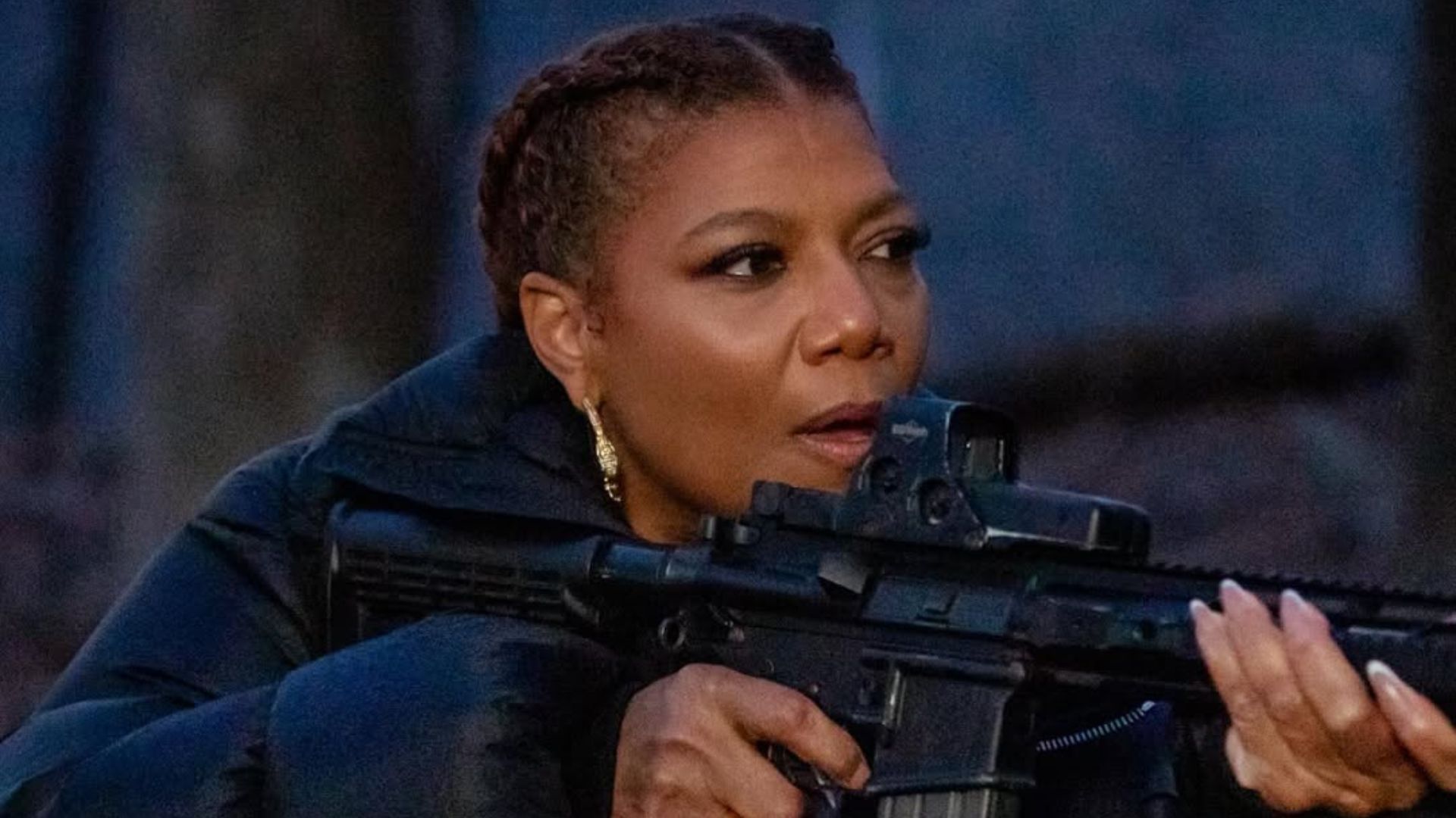 Queen Latifah on The Equalizer (image via Instagram/@theequalizercbs)