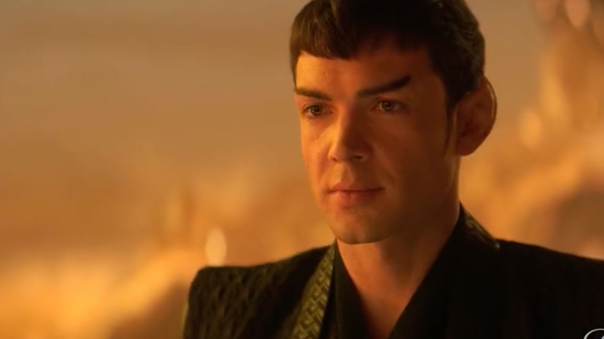 Spock played by Ethan Peck in Star Trek: Strange New Worlds (Image via X/ Star Trek on Paramount+)